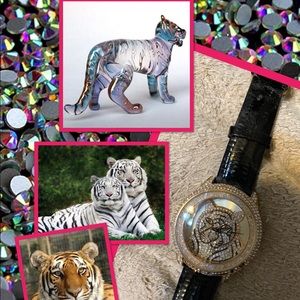 Rhinestone Tiger  🐯 Watch